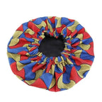 New Stunning Extra Large Satin Lined Bonnet Women Big Size Beauty Print Satin Silk Bonnet Sleep Night Cap Head Cover Bonnet Hat