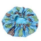New Stunning Extra Large Satin Lined Bonnet Women Big Size Beauty Print Satin Silk Bonnet Sleep Night Cap Head Cover Bonnet Hat